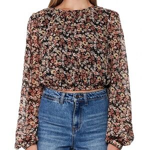 Bardot Annie Floral Top Blouse BNWT